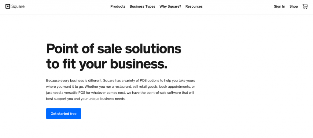 square point of sale solutions to fit your business